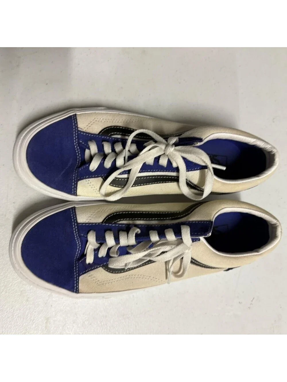 Vans Style 36 Retro Sport Royal Blue White Mens Size 11 VN0A3DZ3WZ9 Sneakers